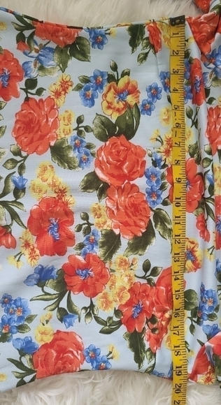 Bisou Bisou floral print off the shoulder dress NWT - Picture 9 of 10